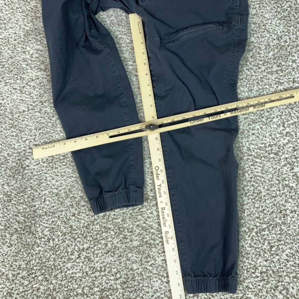 Duluth Trading Pants Womens 6 Navy Jogger Utility Chino Cotton Workwear Hiking - Picture 4 of 9